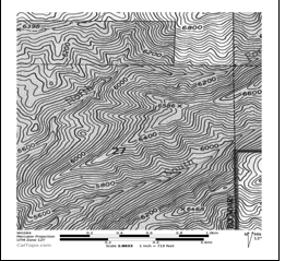 Topo Map Near Univerisity of Utah