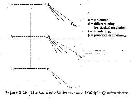 Figure 2.16 The Concrete Universal as a Multiple Quadruplicity